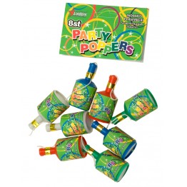 Party Poppers 8-p