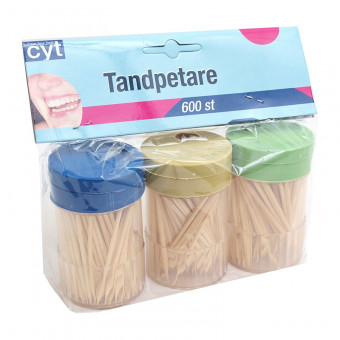 Tandpetare 3x200-pack