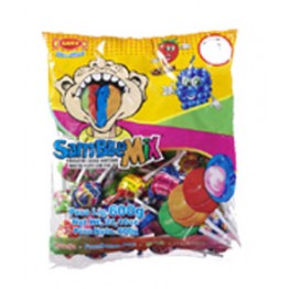 Blandade Fruktklubbor i påse, 1Kg/100st