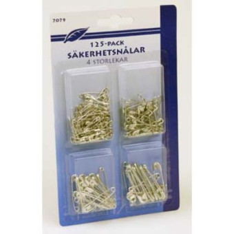 Säkerhetsnålar 125-pack