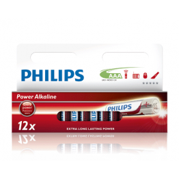 Batteri AAA Philips Power Alkaline Multipack