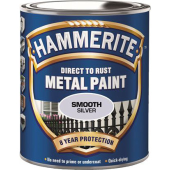 Hammerite Slätlack Silver 750ml